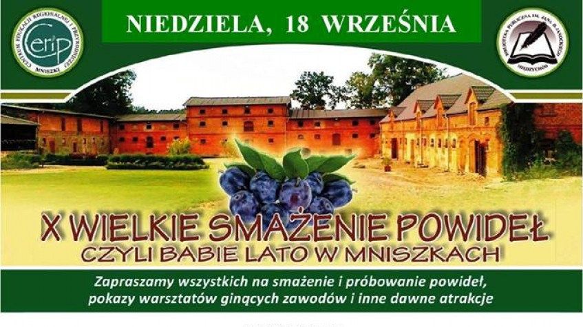 Ilustracja do artykułu Wielkie Smażenie Powideł w Centrum Edukacji Regionalnej i Przyrodniczej w Mniszkach - 18 września