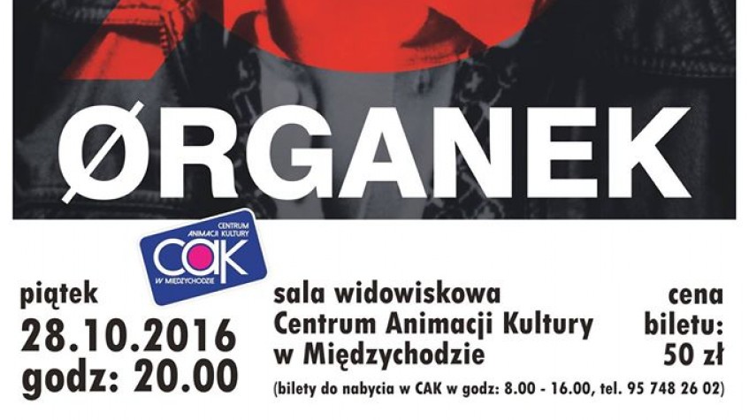 Ilustracja do artykułu ORGANEK - koncert w Centrum Animacji Kultury - 28 października