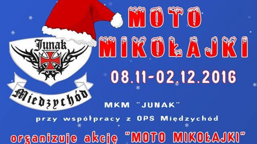 Ilustracja do artykułu MOTO MIKOŁAJKI, czyli zbiórka rzeczy, artykułów spożywczych, szkolnych dla potrzebujących!  