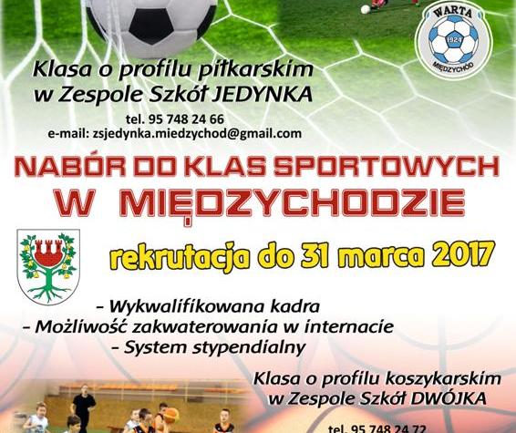 Ilustracja do artykułu Międzychód – klasy sportowe dla czwartoklasistów – nabór do 31 marca!