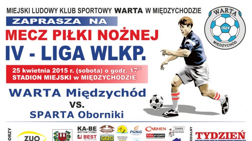 Ilustracja do artykułu 'Warta' Międzychód vs. 'Sparta' Oborniki - 25 kwietnia