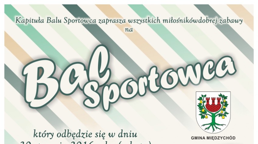 Ilustracja do artykułu SERDECZNIE ZAPRASZAMY NA BAL SPORTOWCA! - 30 stycznia