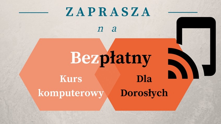 Ilustracja do artykułu Bezpłatny Kurs Komputerowy dla Dorosłych organizowany przez Uniwersytet Trzeciego Wieku w Sierakowie