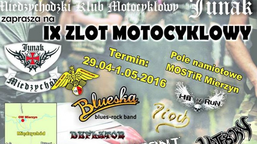 Ilustracja do artykułu IX Zlot motocyklowy - 29 kwietnia do 1 maja