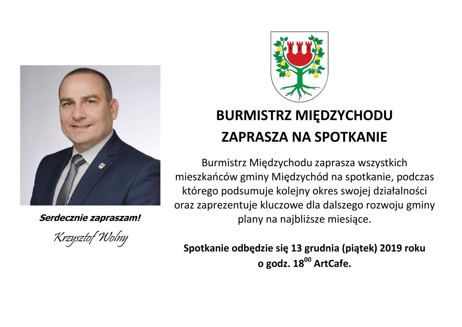 Spotkanie Burmistrza z mieszkańcami