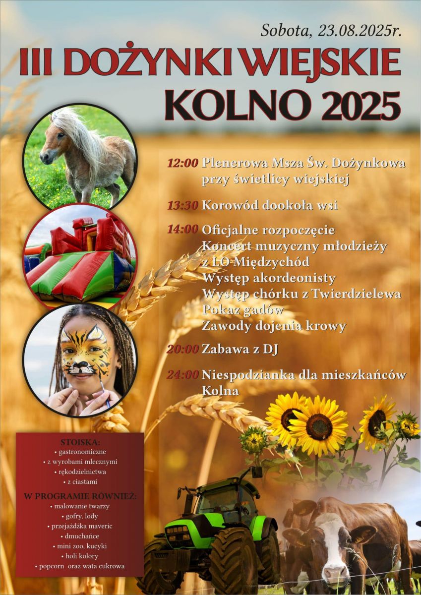 plakat dożynkowy
