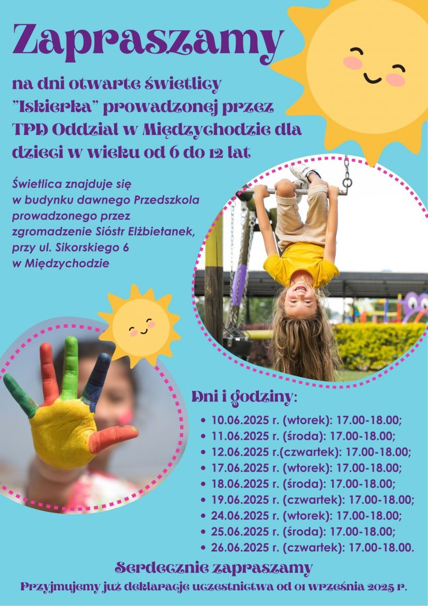 Świetlica Iskierka zaprasza