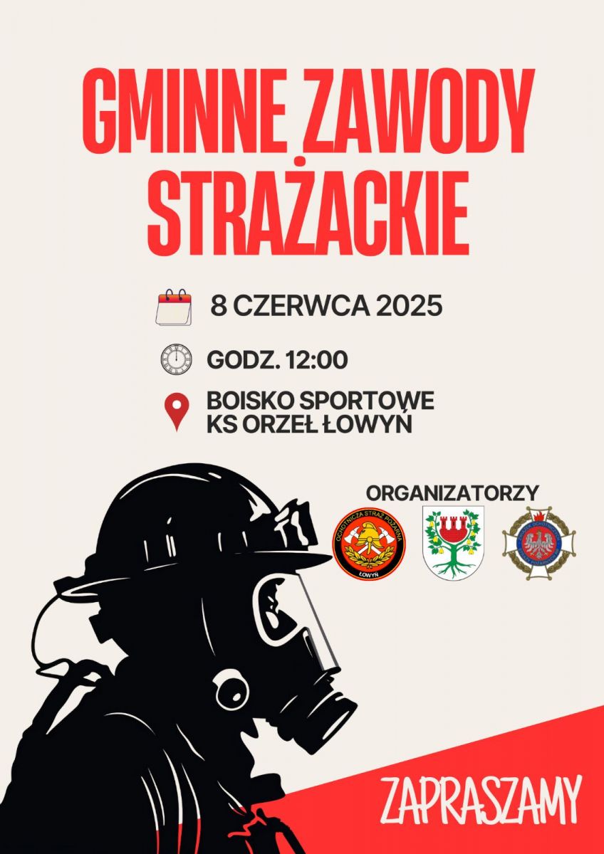 plakat zawody strażackie