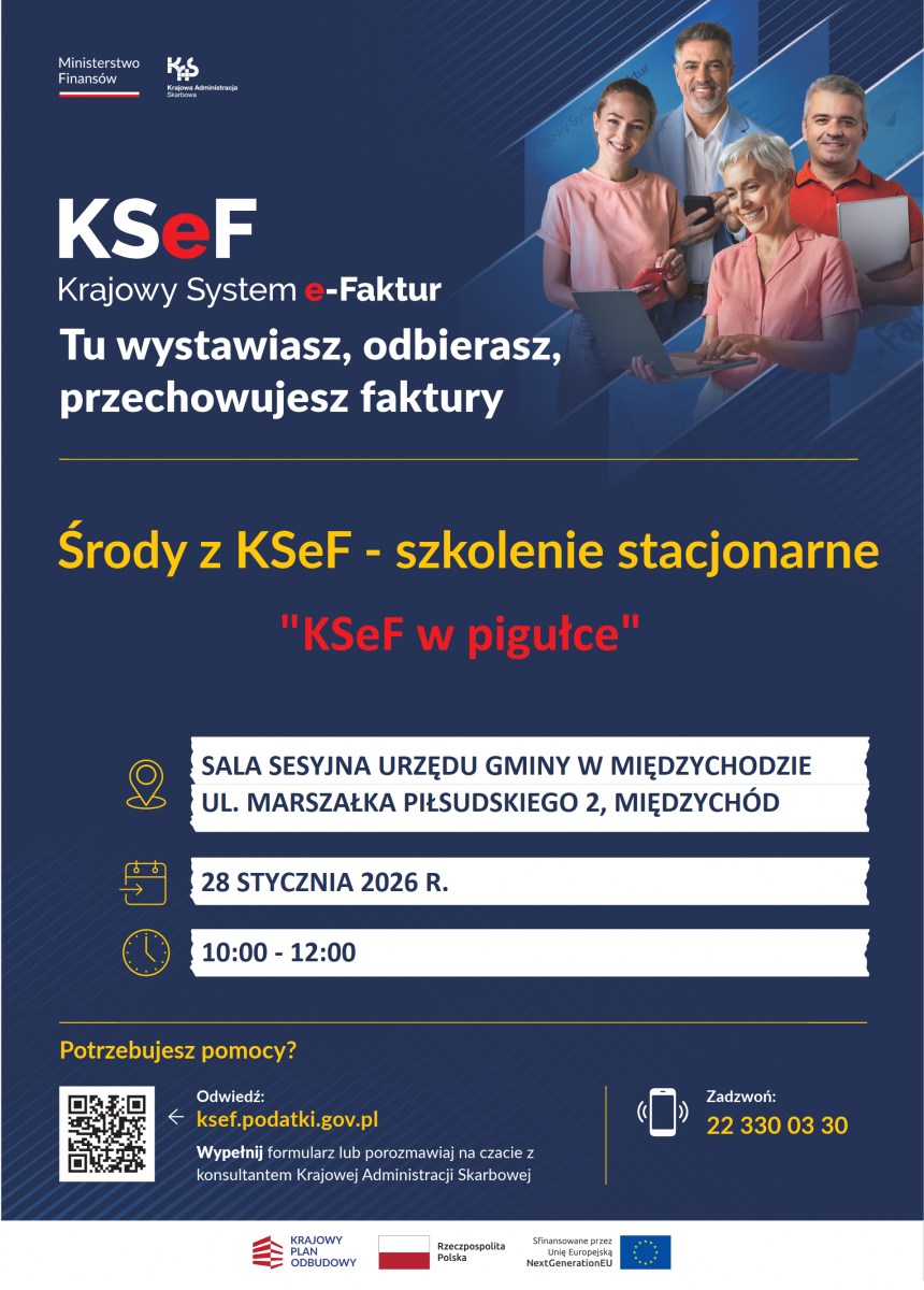 plakat szkolenie KSeF