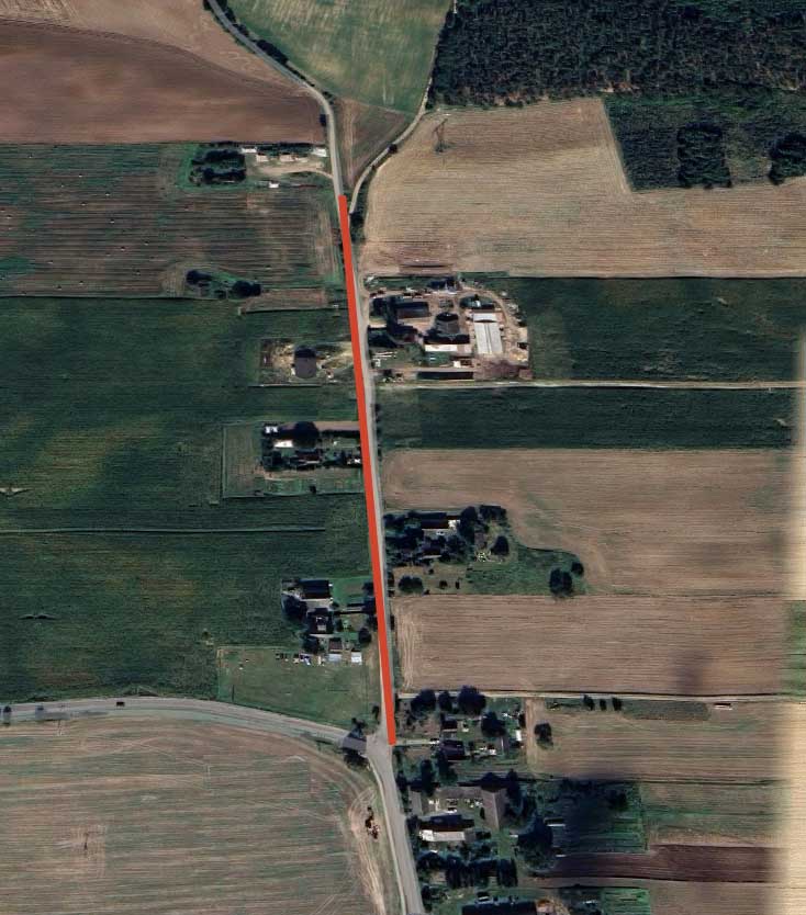 zasięg prac mapa