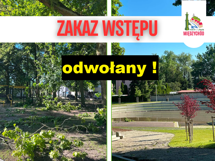 zakaz wstępu do ogródka odwołany