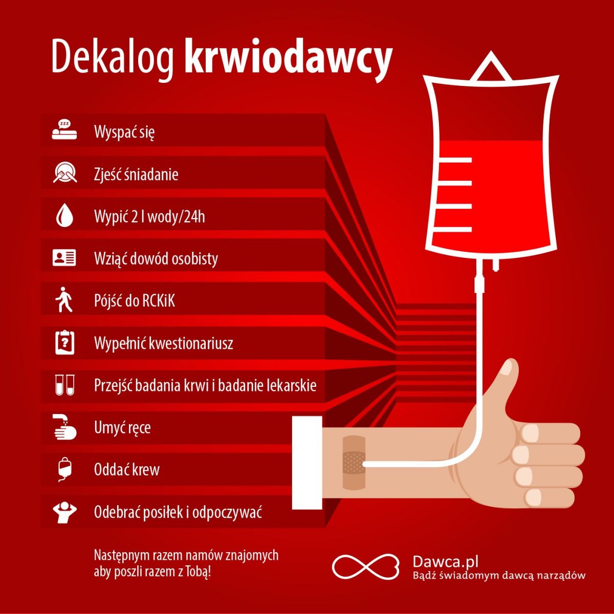 dekalog krwiodawcy przygotowanie do oddania krwi