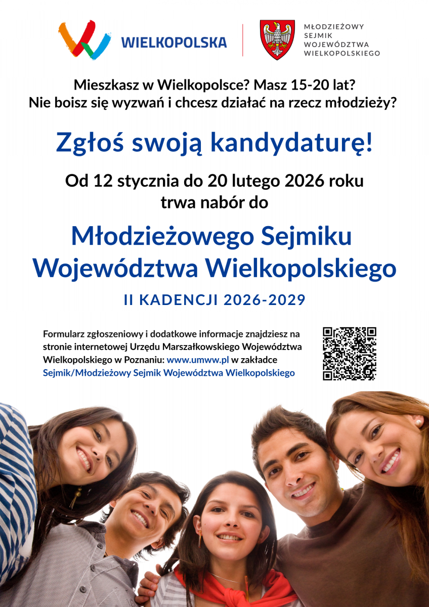 plakat nabór Młodzieżowy Sejmik