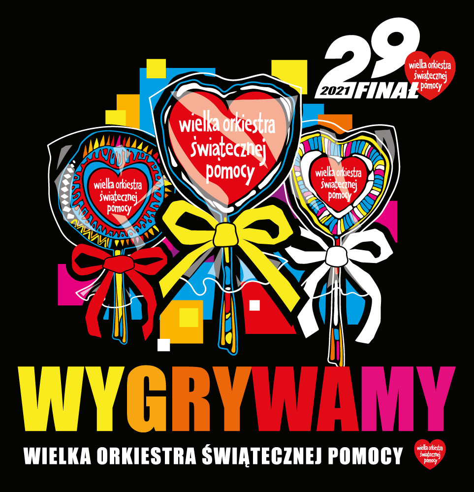 Plakat 29 finału Wielkiej Orkiestry Świątecznej Pomocy