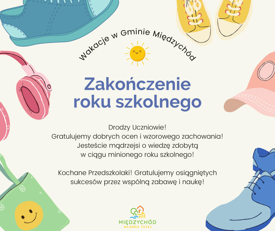 grafika zakończenie roku szkolnego