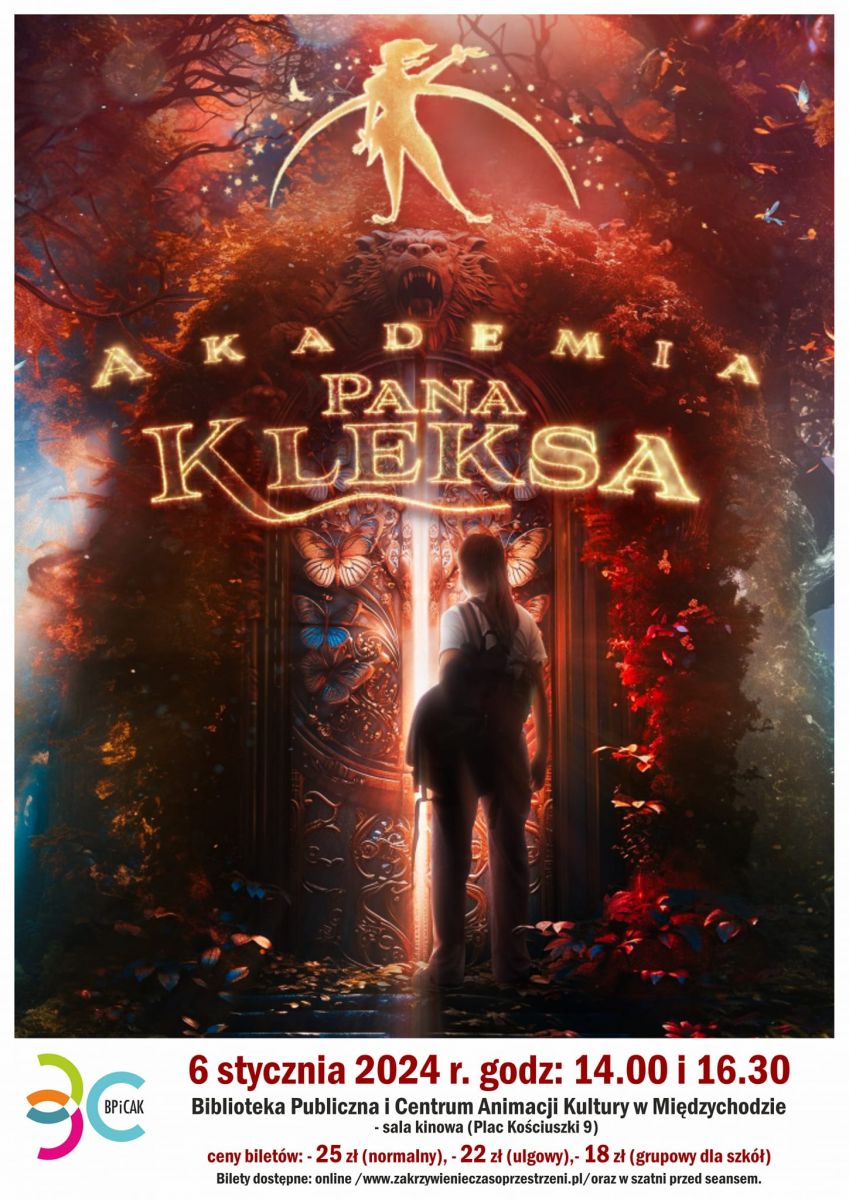 plakat seansu AKADEMIA PANA KLEKSA