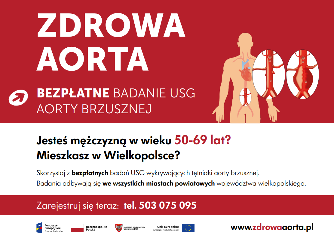 bezpłatne badanie USG aorty brzusznej w Szpitalu w Szamotułach