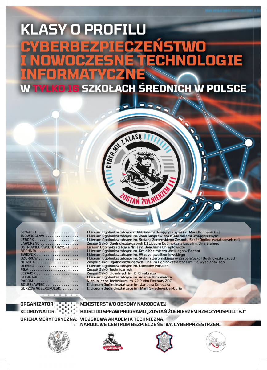plakat Cyberbezpieczeństwo