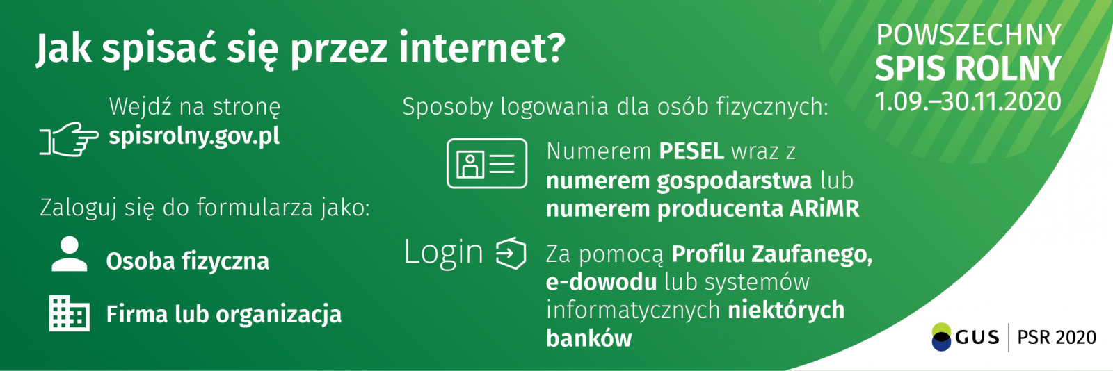 Powszechny Spis Rolny 2020 – jak się spisać przez internet