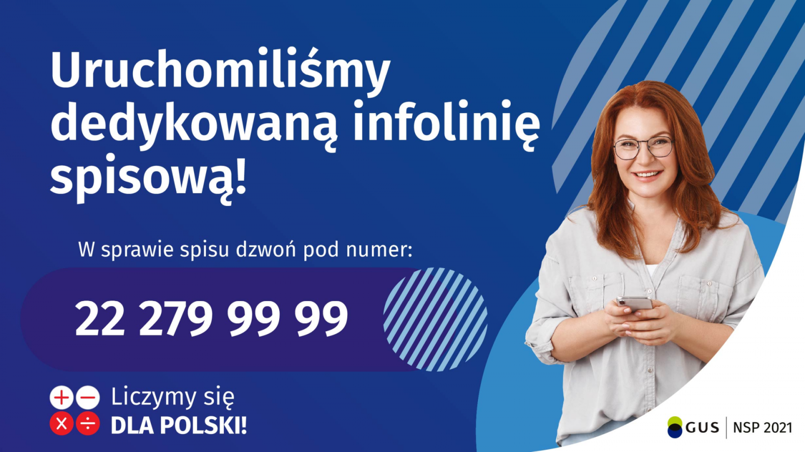 plakat informacyjny dot. spisu powszechnego