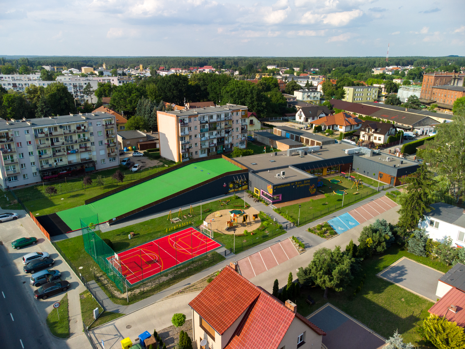 Zdjęcie przedstawia Budowę Przedszkola Publicznego nr 3 im. Jana Brzechwy w Międzychodzie