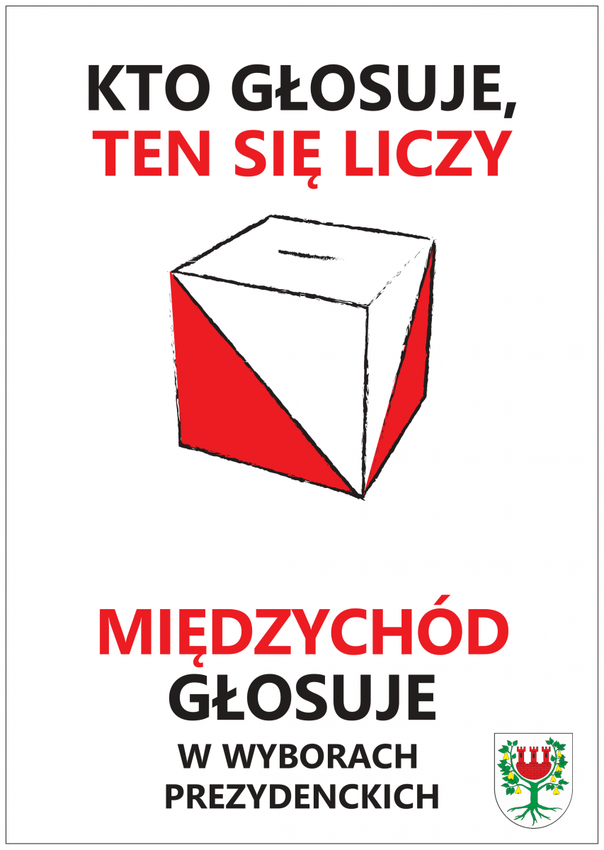 plakat promujący akcję kto głosuje ten się liczy