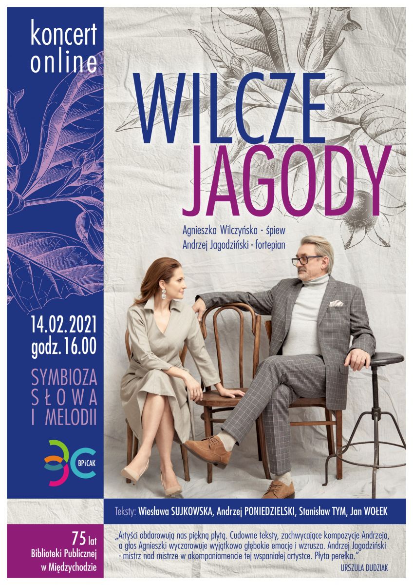 plakat - koncert online WILCZE JAGODY