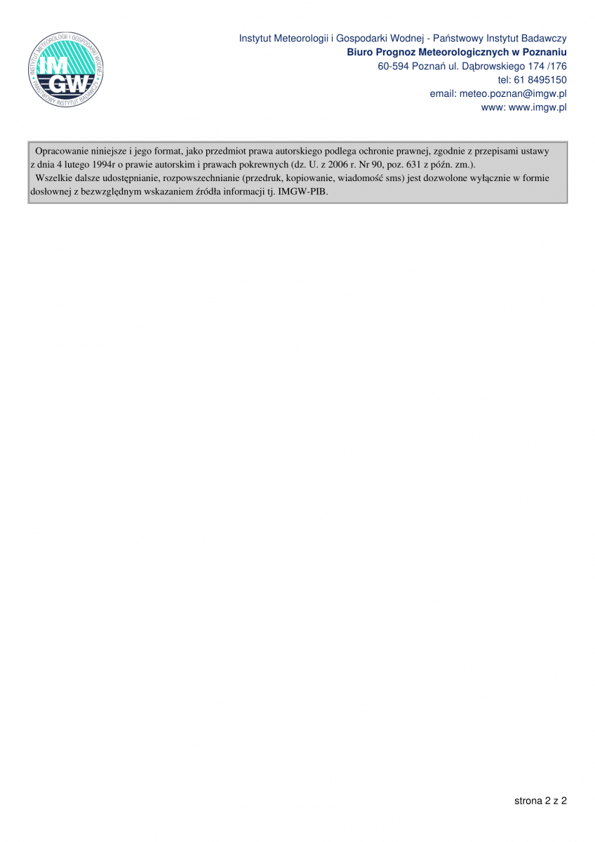 Ostrzeżenie meteorologiczne