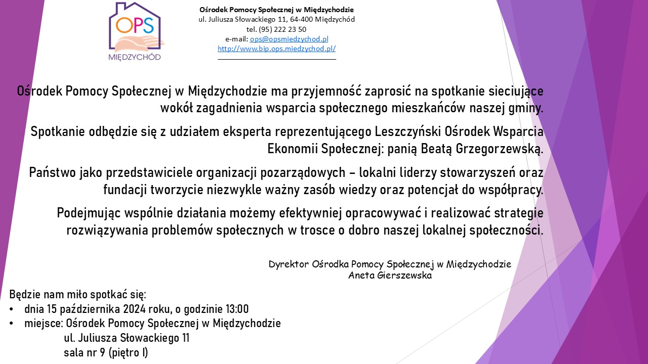 Plakat informacyjny ze szczegółami dotyczącymi wydarzenia