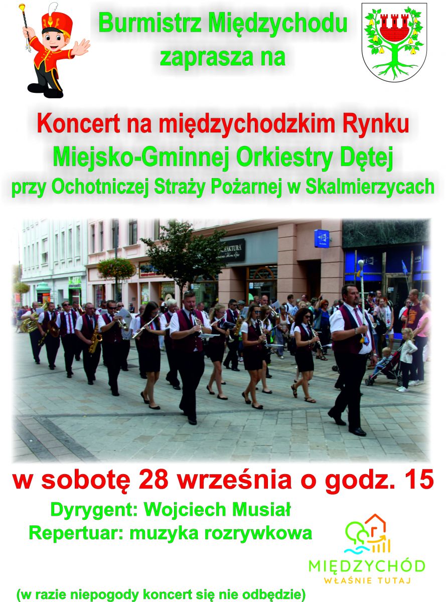 Koncert Miejsko-Gminnej Orkiestry Dętej ze Skalmierzyc