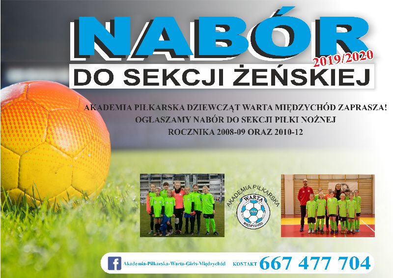 Nabór do żeńskiej sekcji piłki nożnej