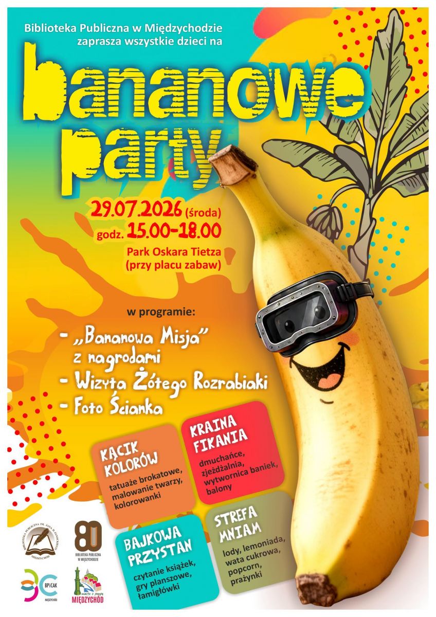 plakat bananowe party 
