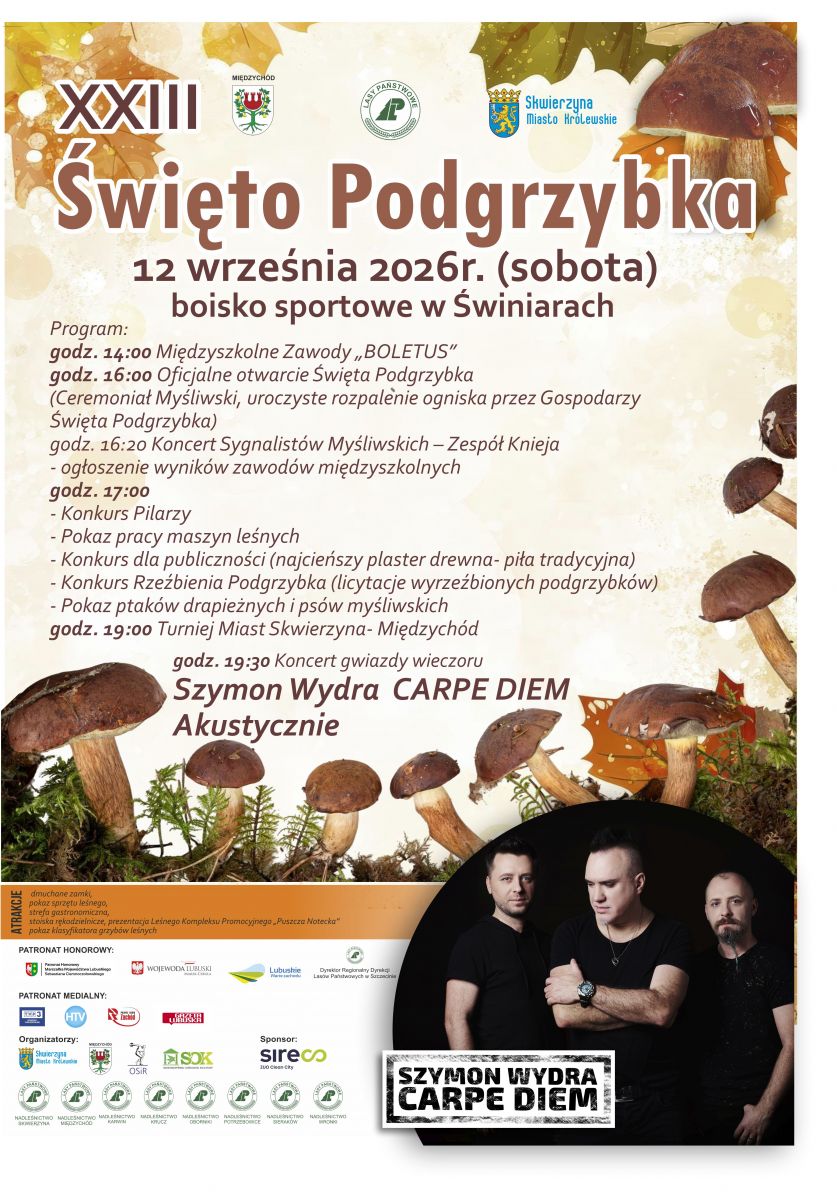 plakat Święto Podgrzybka