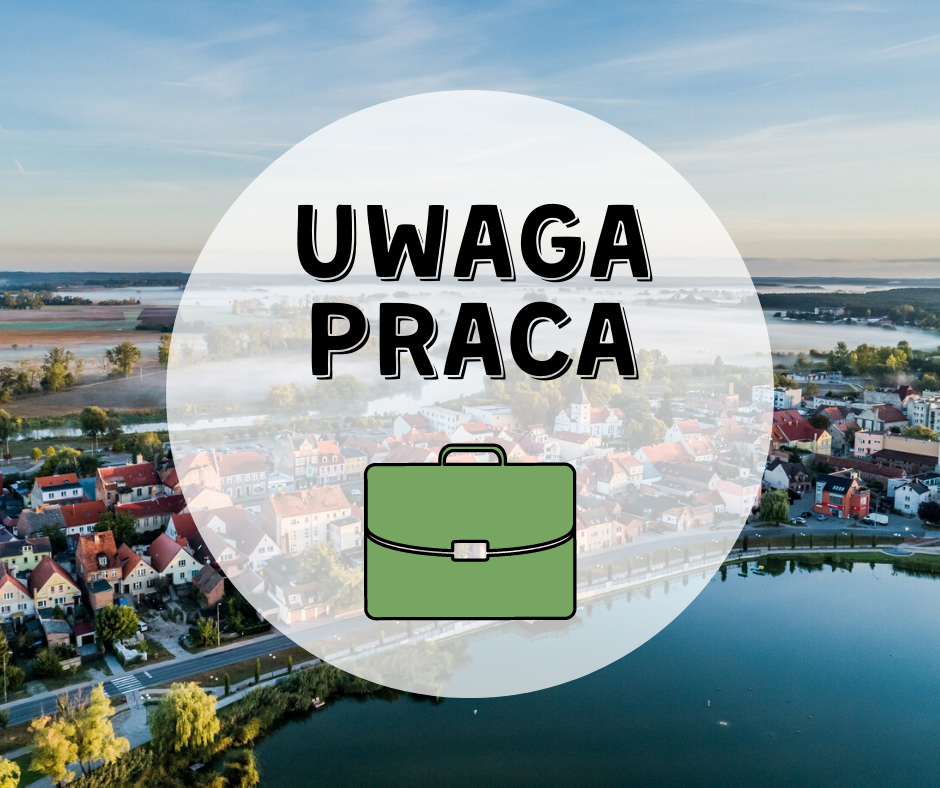 Grafika informująca o ofercie pracy